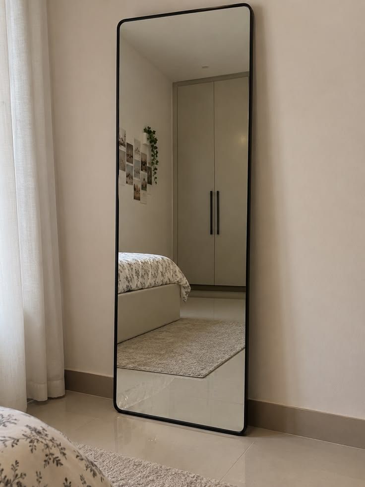 Full-length floor mirror
